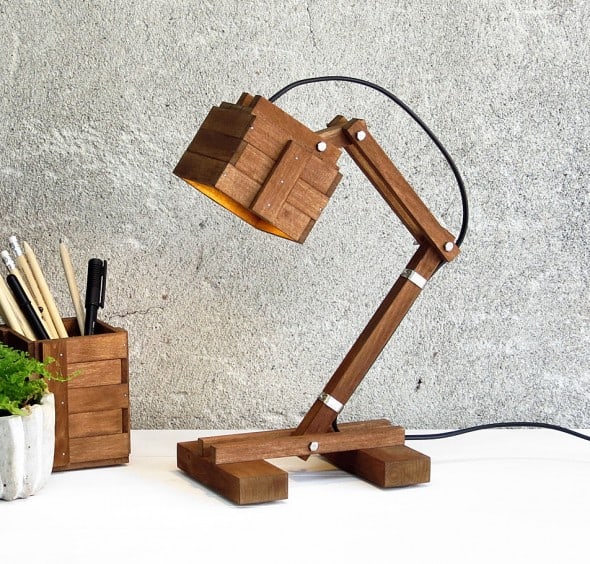 Paladim Kran VI Wooden Lamp House Warming Gift Idea Paladim Kran VI Wooden Lamp House Warming Gift Idea