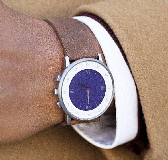 pebble time round watch