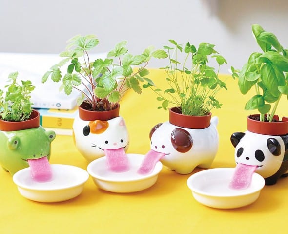Peropon Drinking Animal Planters Gift Idea For Her Peropon Drinking Animal Planters Gift Idea For Her