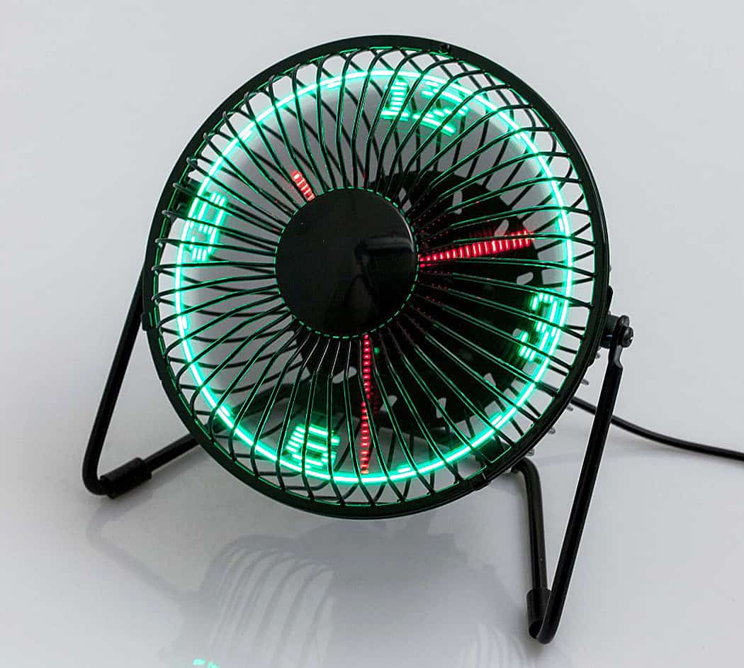 Usb clock fan настроить время