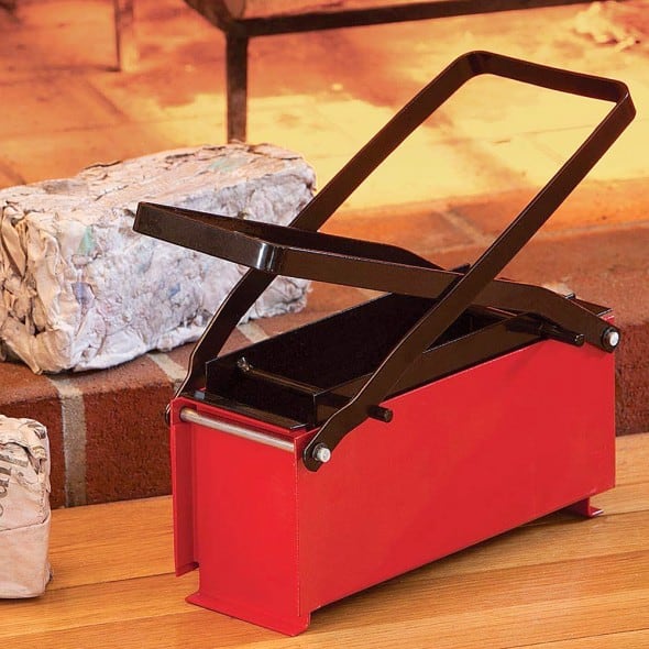 Bits and Pieces Newspaper Briquette Maker Good Gift for Outdoor Bits and Pieces Newspaper Briquette Maker Good Gift for Outdoor