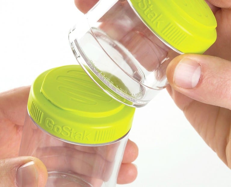 Blender Bottle Go Stak Twist N' Lock Storage Jars Things to bring when travelling