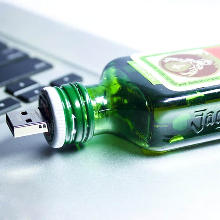 Boozy Christmas Jagermeister USB Flash Drive Cool Gadget