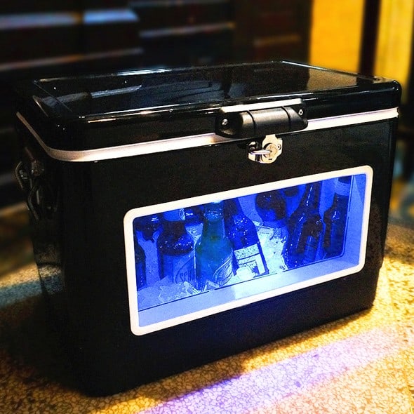 Brekx 54QT Black LED Party Cooler Cool Gift Storage Brekx 54QT Black LED Party Cooler Cool Gift Storage