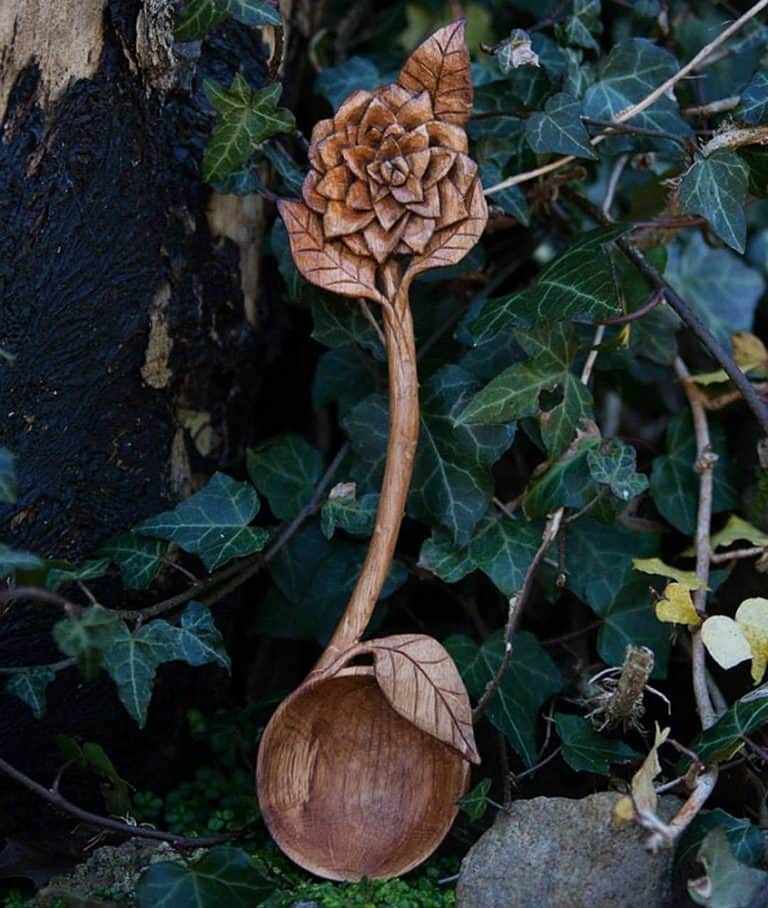 Giles Newman Hand Carved Wooden Spoons Gift Idea