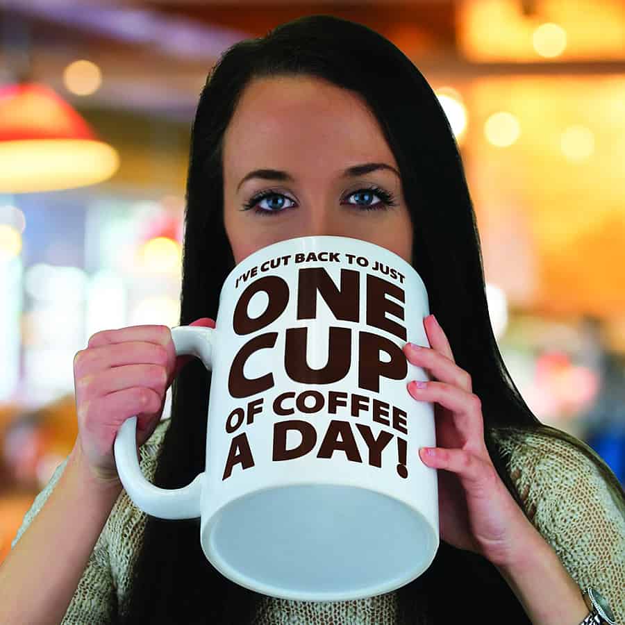 Big Mouth One Cup Of Coffee Gigantic Mug - NoveltyStreet