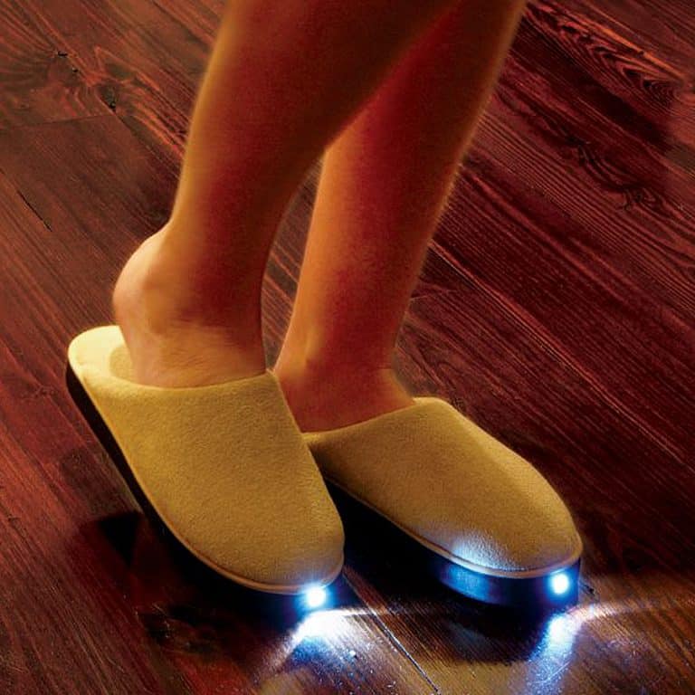 Bright Feet Lighted Slippers Cool Novelty Item