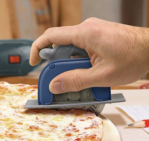 Fred & Friends Circular Saw Pizza Wheel Gift Idea for Food Lover Fred & Friends Circular Saw Pizza Wheel Gift Idea for Food Lover