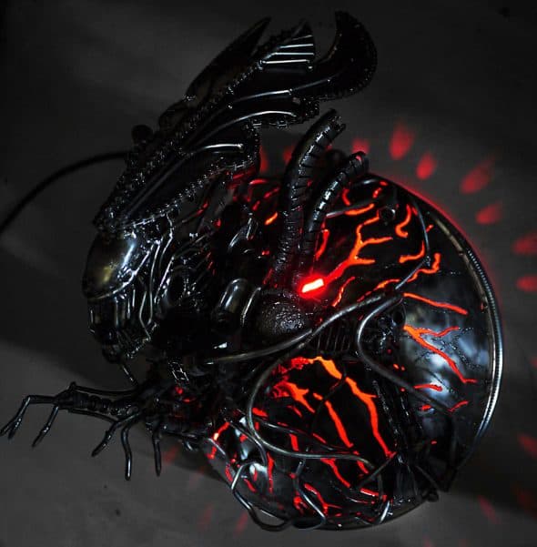 Kreat Works Recycled Metal Queen Monster Lamp Gift Idea Kreat Works Recycled Metal Queen Monster Lamp Gift Idea
