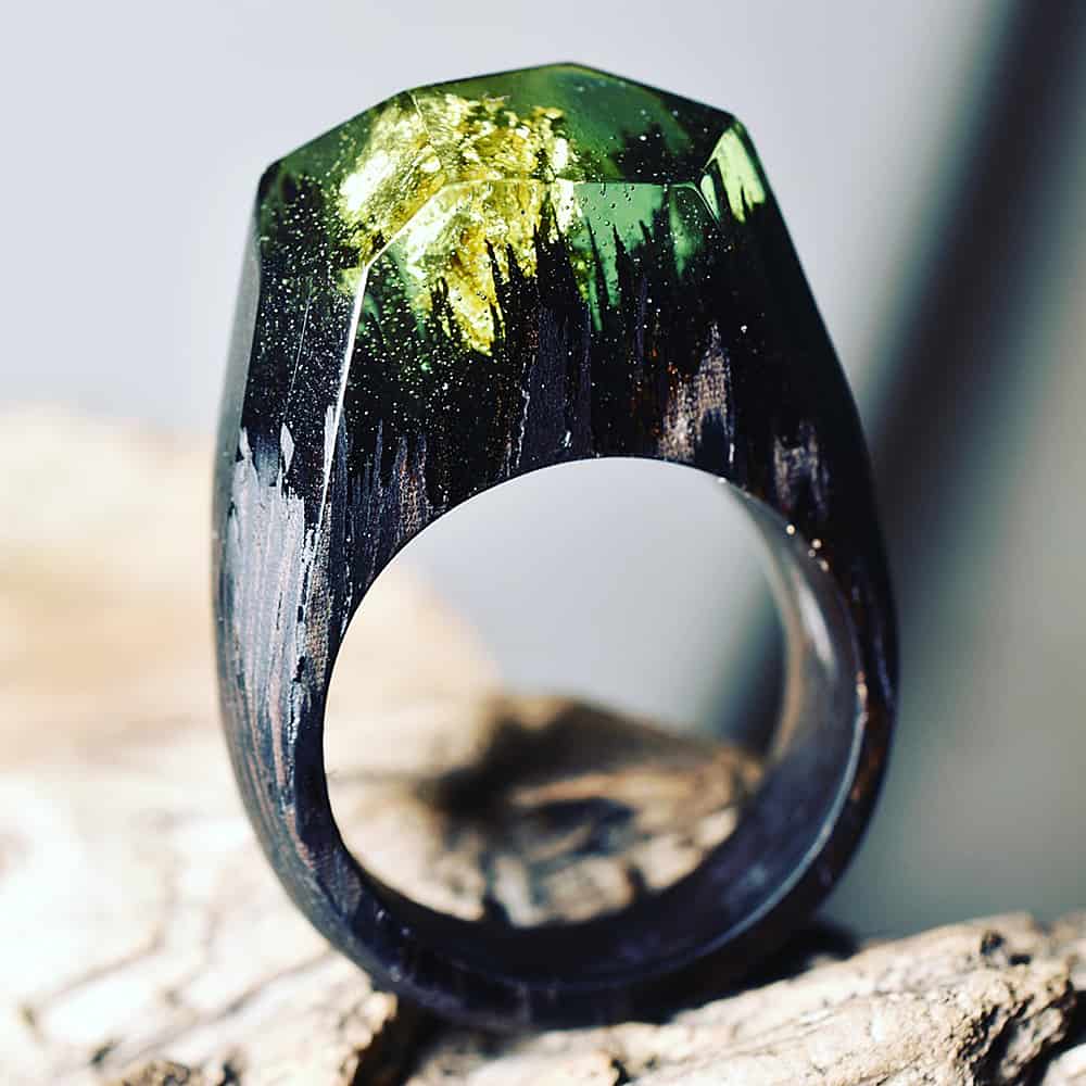 My Secret Wood Landscape Ring - NoveltyStreet