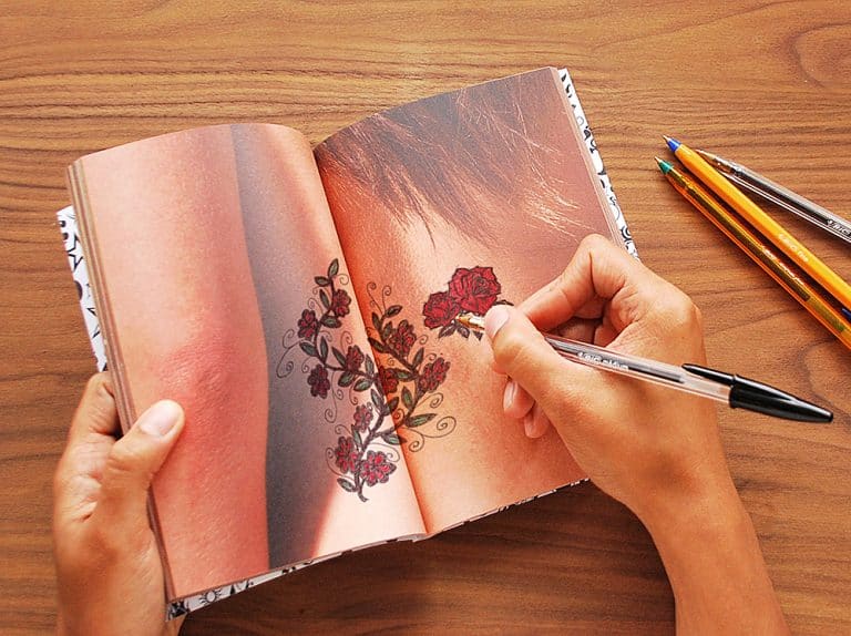 Suck UK Tattoo Art Drawing Notebook Nice Gift for Artist