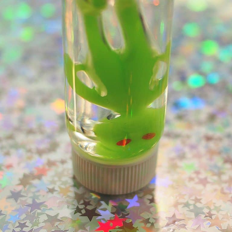 Vintage Loser Glow in the Dark Alien Specimen in a Bottle Cool Display