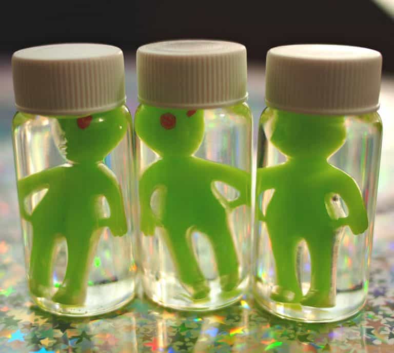 Vintage Loser Glow in the Dark Alien Specimen in a Bottle Gift Idea