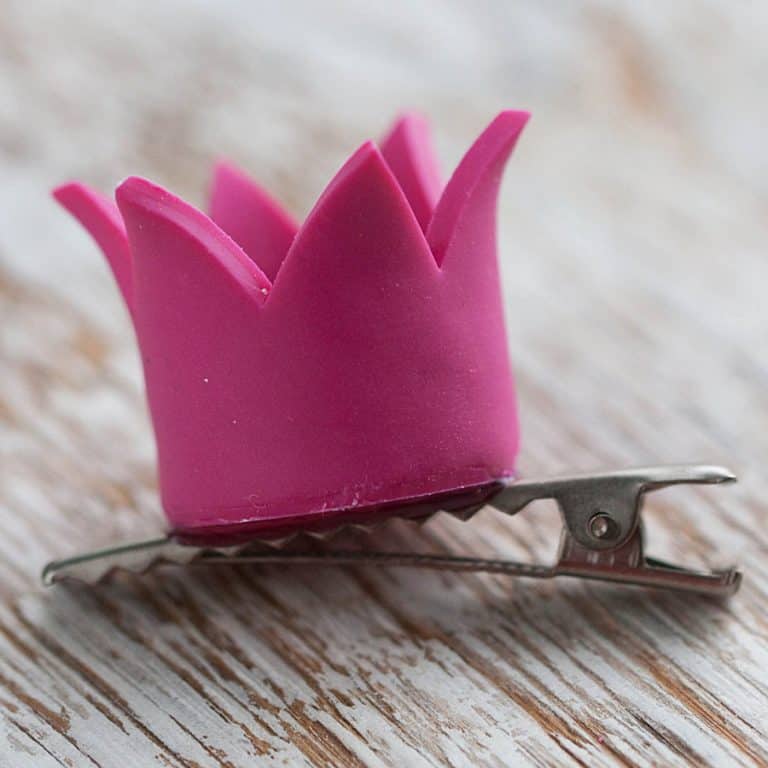 Dariami Princess Crown Hair Clip Homemade Polymer Clays