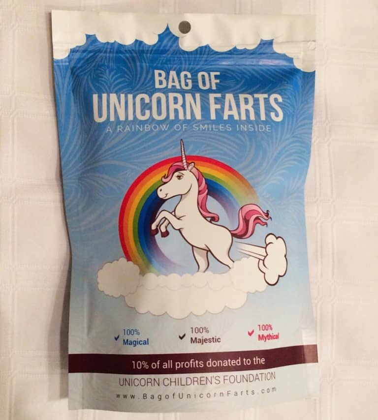 Little Stinker Bag of Unicorn Farts Great Birthday Gift