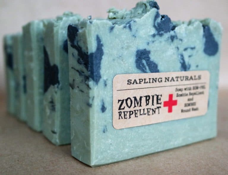 Sapling Naturals Zombie Repellent Soap Good for Hygiene