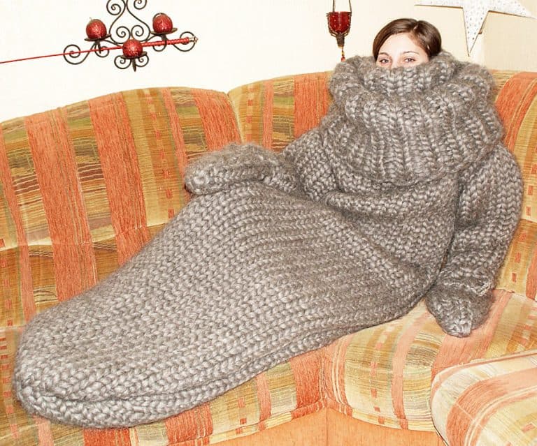 Strickolino Knitted Turtleneck Sleeping Bag Made to Order Items