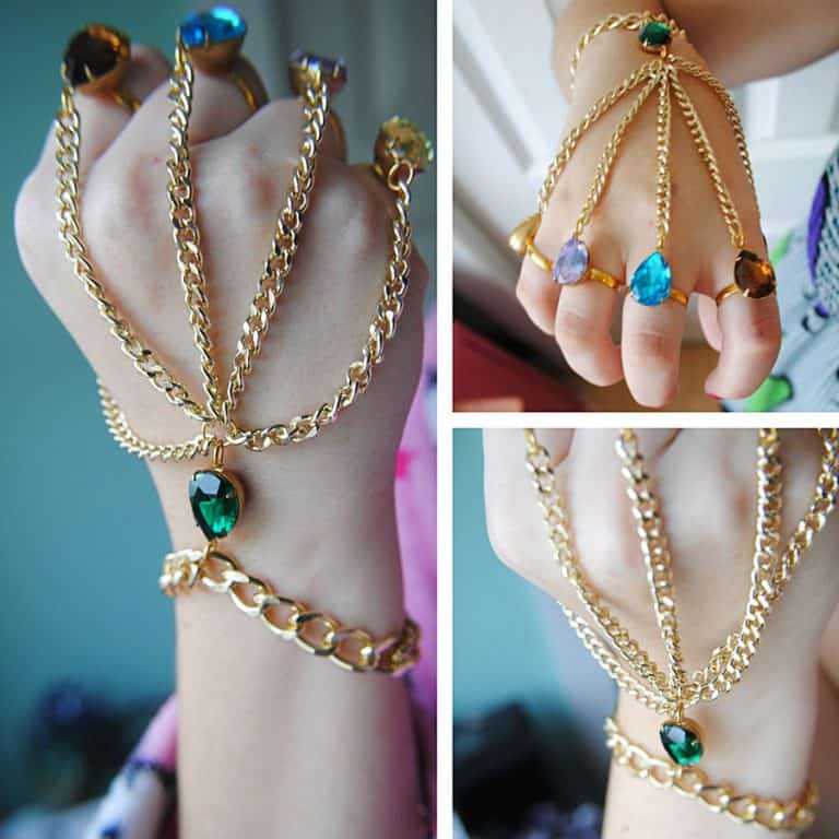 The Beee Hive Avengers Inspired Infinity Gauntlet Handchain Fashionable Accessory