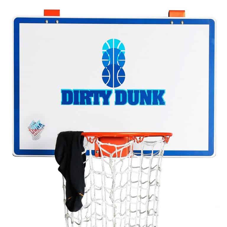 The Dunk Collection Dirty Dunk Over-the-Door Basketball Hoop Hamper Nice for Bedroom