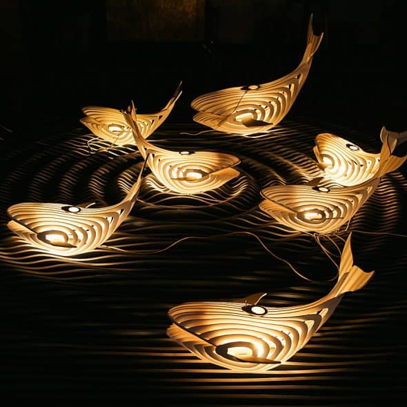 ESSE Boutique Wooden Whale Lamp Great Interior Design ESSE Boutique Wooden Whale Lamp Great Interior Design