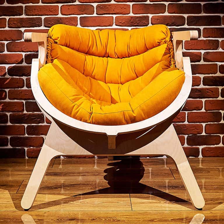 Ipatov Style Wooden Chair Great for Relaxation