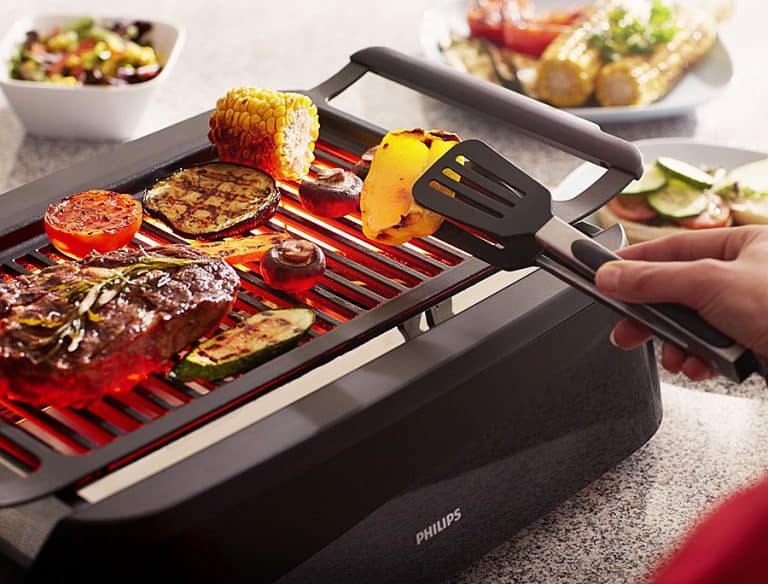 Philips Smoke-less Indoor Grill Cook Grilled Food Inside Your Home