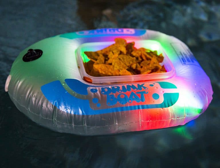 Pool Candy Illuminated Drink Boat Good for Snacks