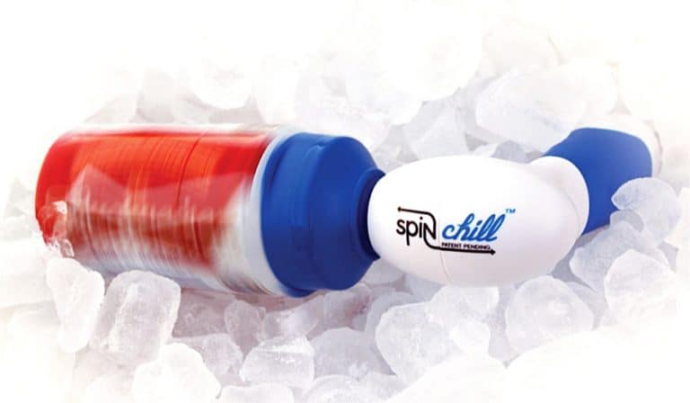 SpinChill Portable Drink Chiller for Canned or Bottled Beverages