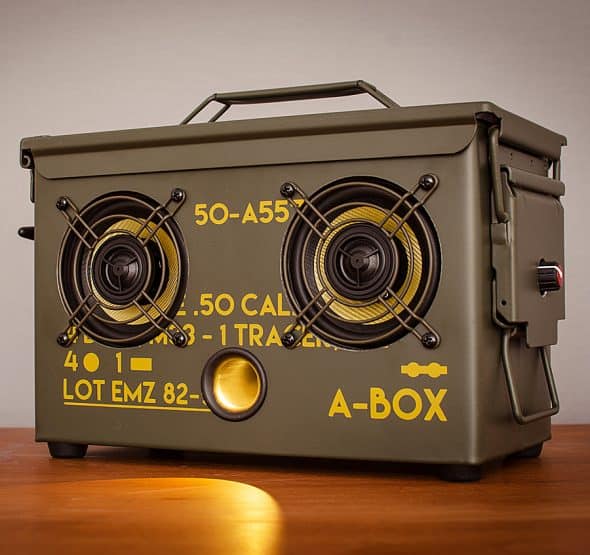Thodio .50 Cal A-box The Original Ammo Can Boombox Electronics Shopping Thodio .50 Cal A-box The Original Ammo Can Boombox Electronics Shopping