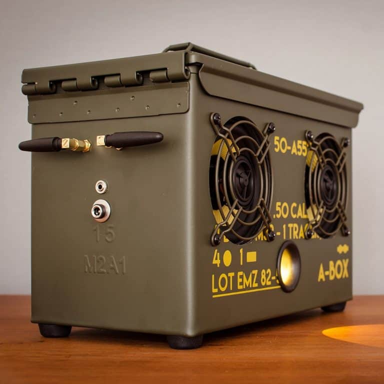 Thodio .50 Cal A-box The Original Ammo Can Boombox Handmade