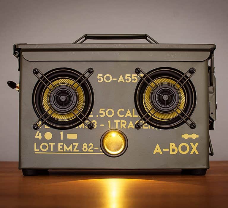 Thodio .50 Cal A-box The Original Ammo Can Boombox Iphone Compatible