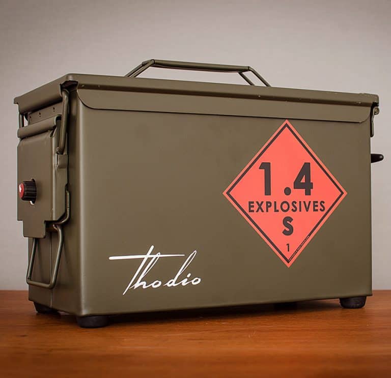 Thodio .50 Cal A-box The Original Ammo Can Boombox Novelty Item