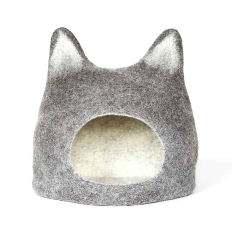 Agnes Felt Cat Cave Handmade Felted Wool