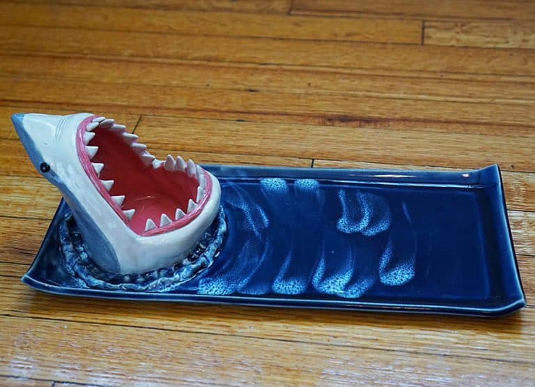 Avi Ceramics Shark Sushi Plate Dishware