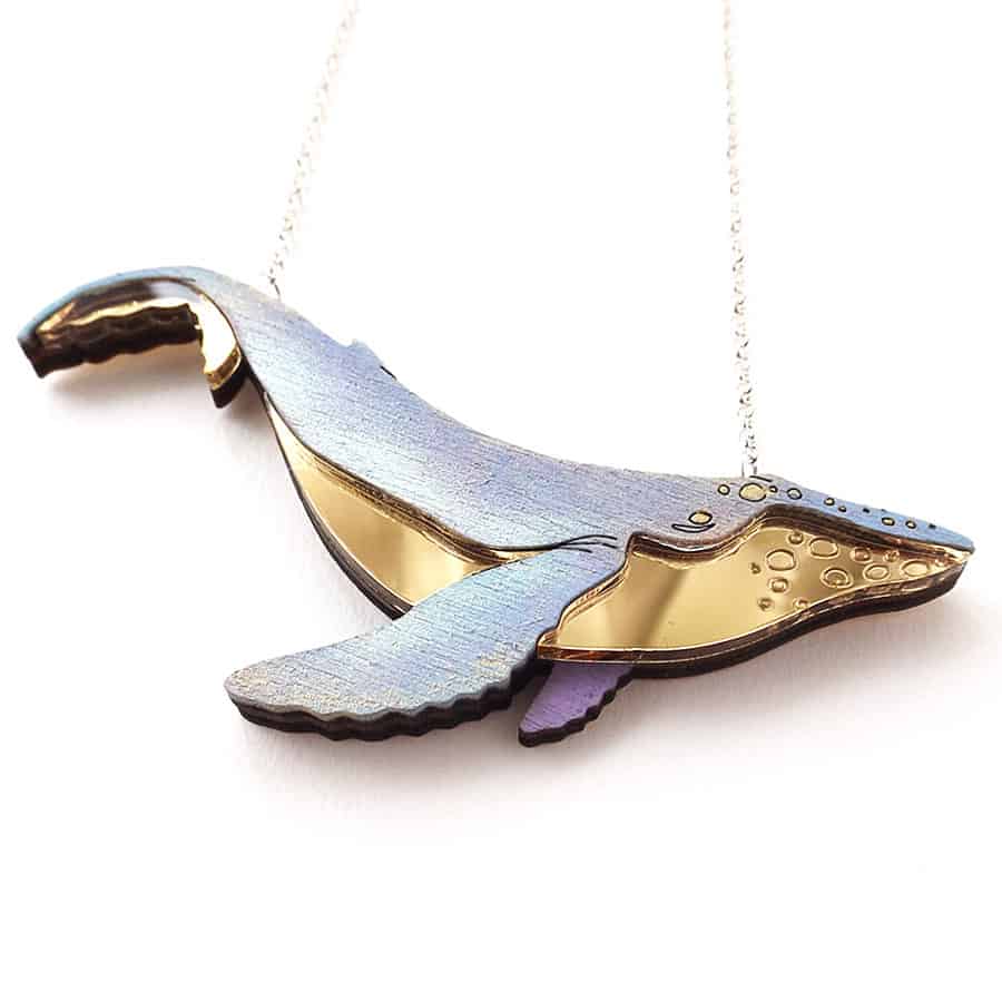 Baku Forest Studios Humpback Whale Necklace - NoveltyStreet