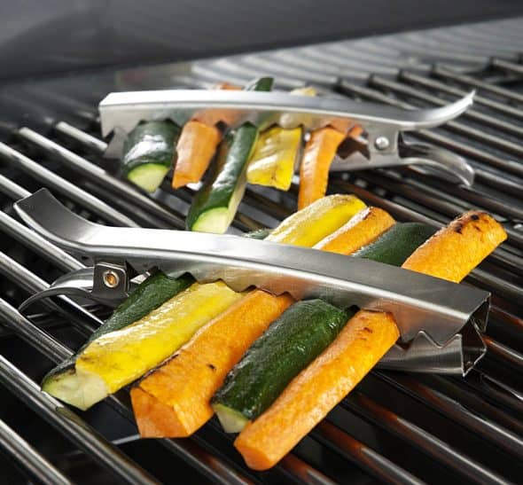 Charcoal Companion Stainless Grill Clips Easy way to Grill Vegetables Charcoal Companion Stainless Grill Clips Easy way to Grill Vegetables