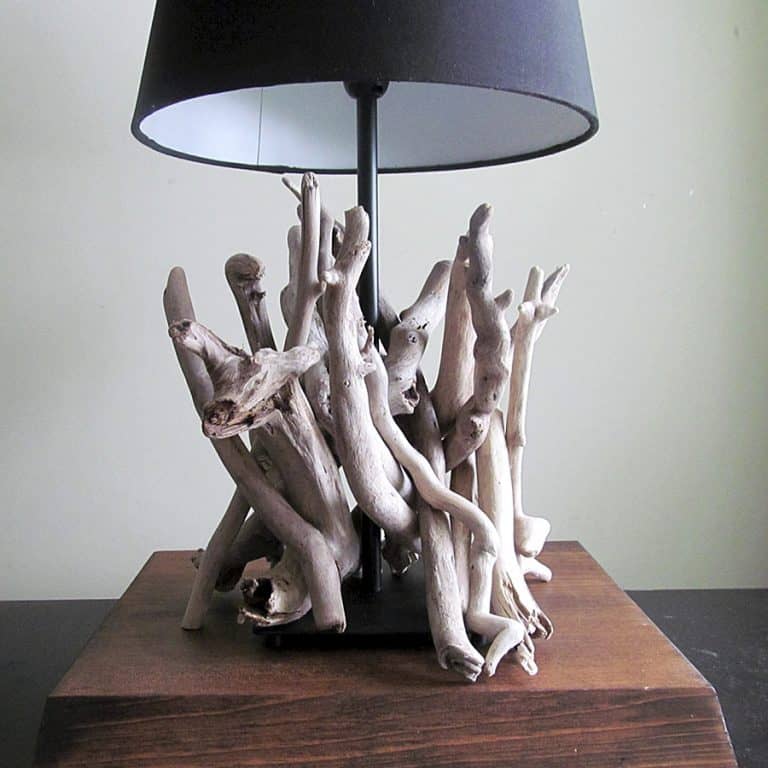 Drifting Concepts Driftwood Table Lamp Handmade