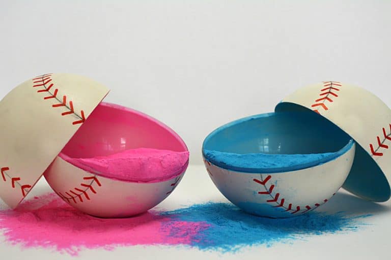 Gender Reveal Baseballs Novelty Item