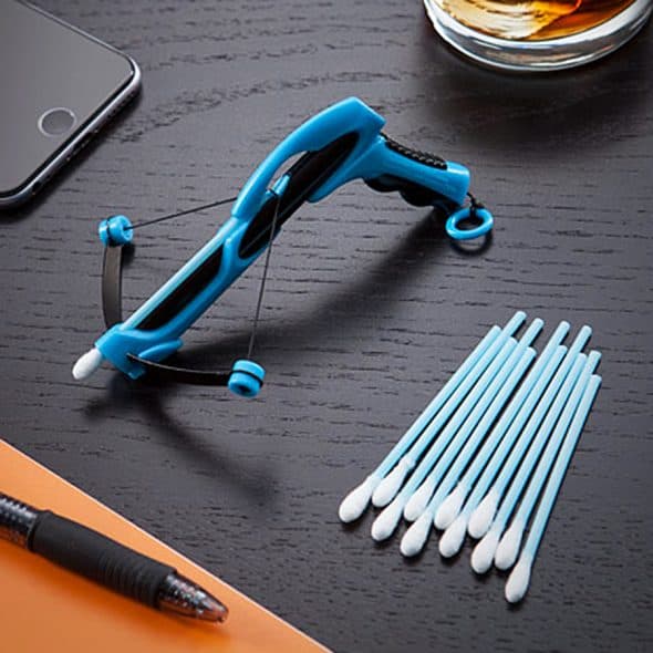 Hog Wild Micro Blaster X-Bow Cotton Swab Launcher Hog Wild Micro Blaster X-Bow Cotton Swab Launcher