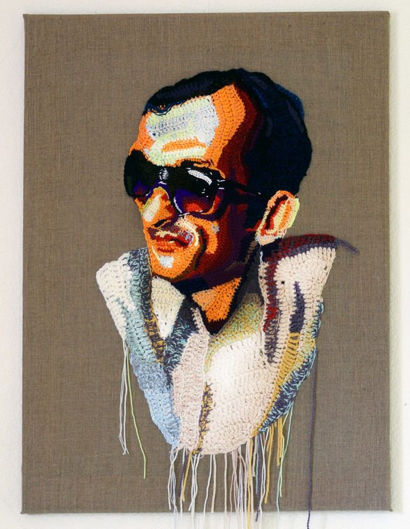 Katika Crochet Art Portrait on Canvass Katika Crochet Art Portrait on Canvass