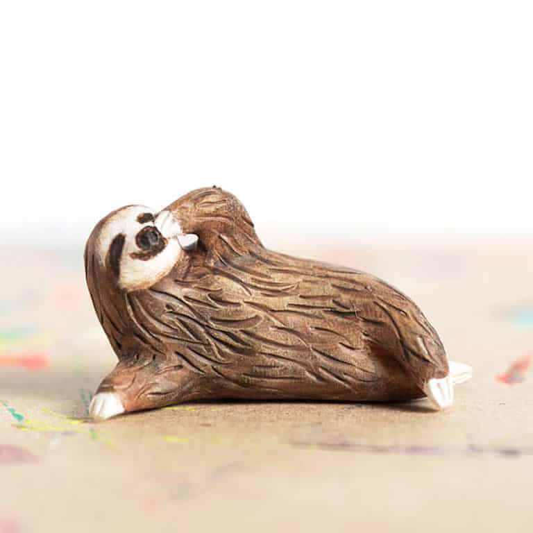 Le Animale Le Pondering Sloth Totem Polymer Clay