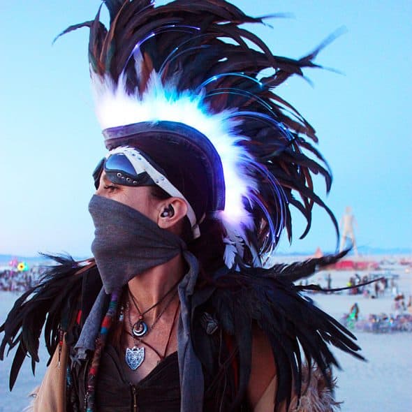Playaborn Warrior Feather Mohawk Handmade Playaborn Warrior Feather Mohawk Handmade