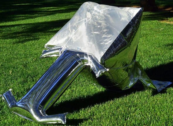 Silver Balloon Solar Cooker Great for Emergency Preparedness Silver Balloon Solar Cooker Great for Emergency Preparedness