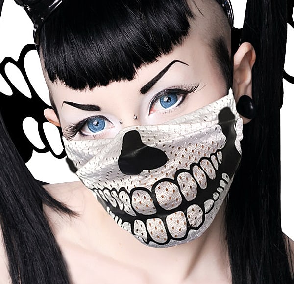 chill-pill-club-wear-skull-surgical-mask-goth-style-for-raves