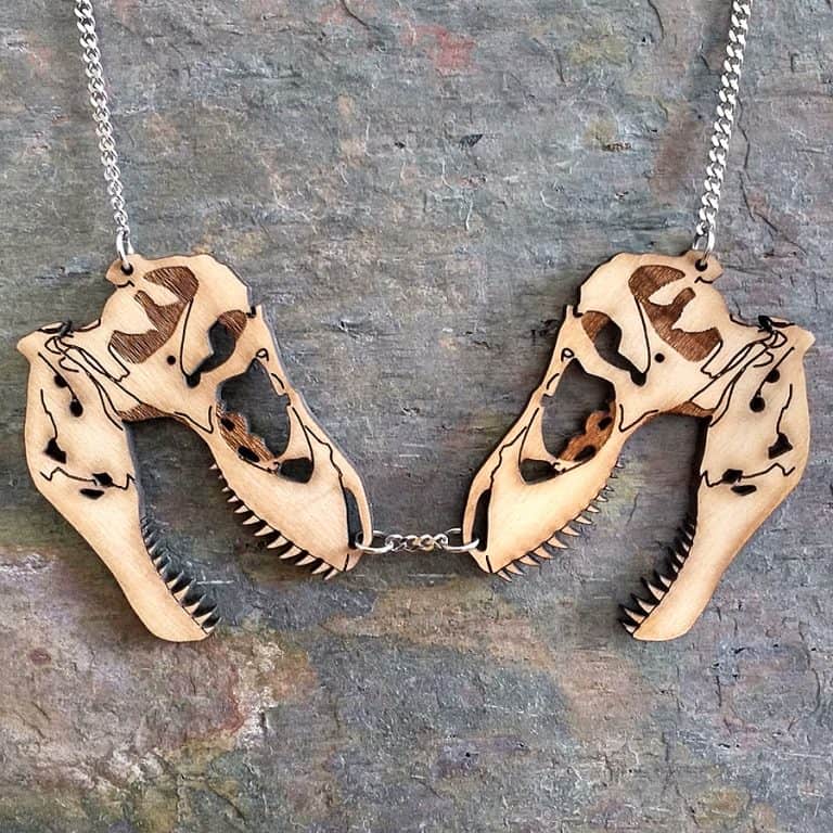 chimeric-garnish-t-rex-dinosaur-skull-necklace-wooden-necklace