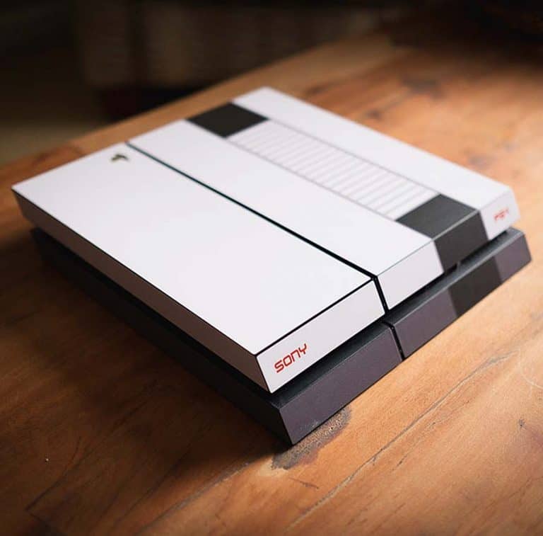 decal-girl-retro-nes-style-ps4-skin-play-station-console