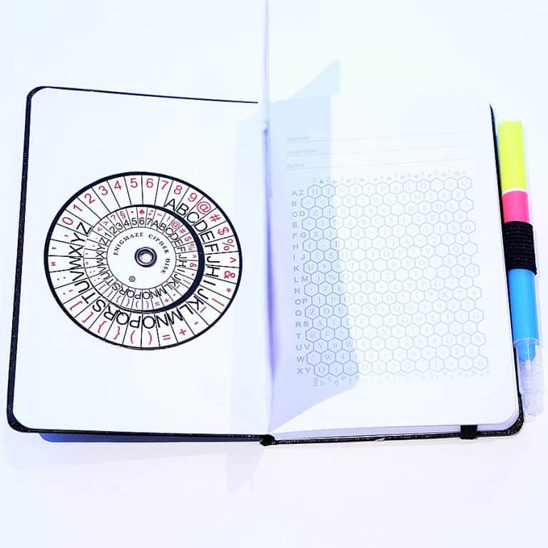 Enigmaze Password Journal High Quality Pages