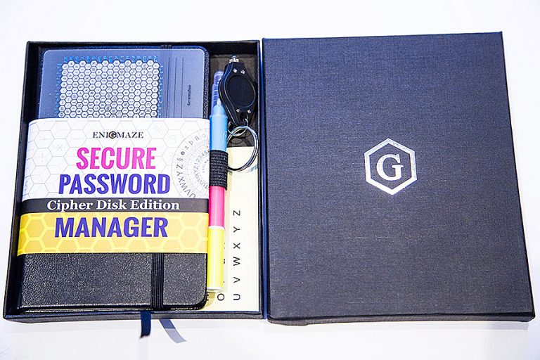 Enigmaze Password Journal Password Protecting Journal