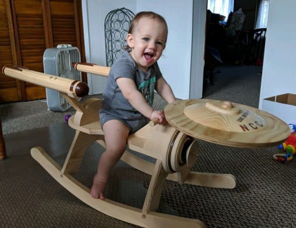 G and G Rockers Star Trek Enterprise Rocker Cool Baby Gift Idea G and G Rockers Star Trek Enterprise Rocker Cool Baby Gift Idea