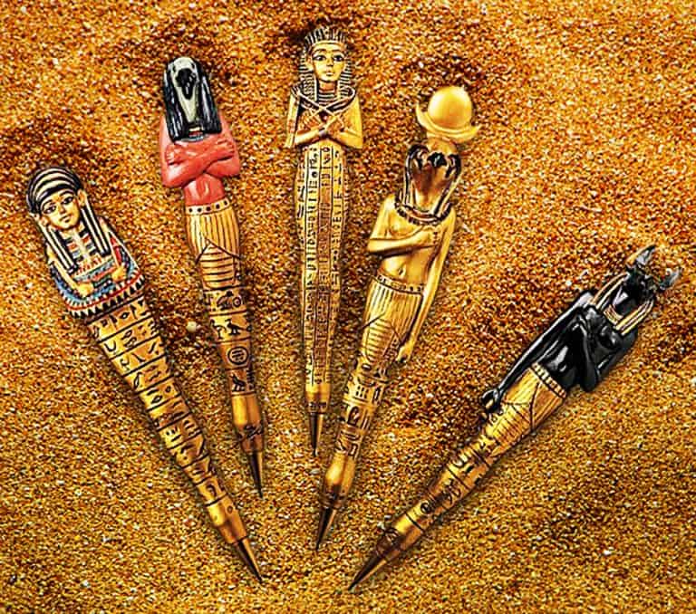 ancient-egyptian-sculptures-collectible-pens-office-supplies